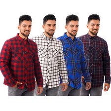 New Mens Padded Quilted Lined