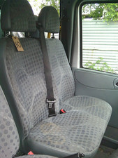 Ford Transit MK7 Minibus Passenger Front Double Seat with Belts & Buckles #10
