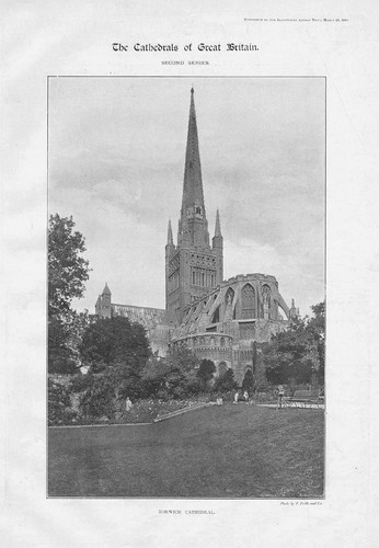Norwich cathedral antique - cathedral,