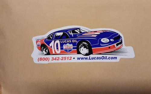 Lucas oil stickers nascar - lucas,