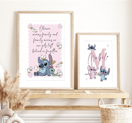Ohana lilo stitch poster - lilo,