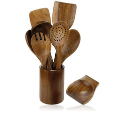 Wooden Kitchen Utensil Set 7