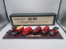 Vintage LLedo Days Gone By Royal Mail 6 Diecast Van Collection & Display Plinth