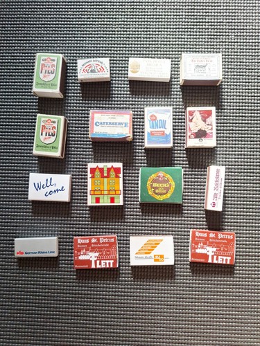 Vintage match boxes - match, x16