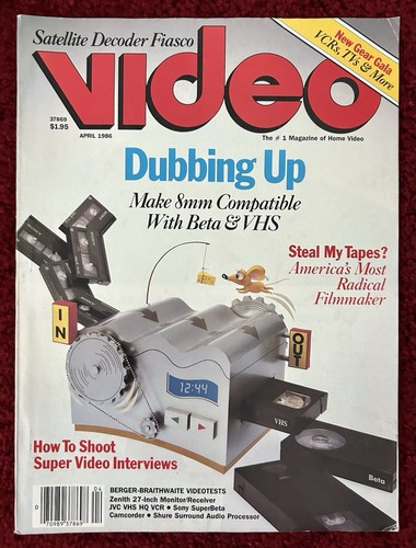 Video magazine april 1986 - magazine,