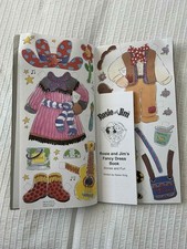 Rare Vintage Rosie & Jim Fancy Dress Press Out Book Complete 