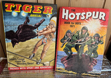 Tiger Annual 1971 + Hotspur Book For Boys 1971