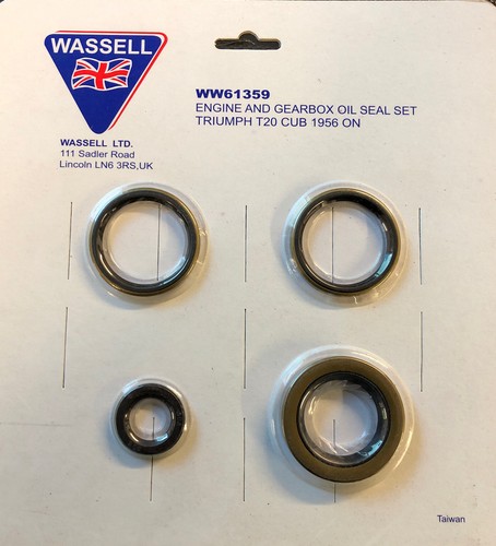 Engine gearbox oil seal kit - engine,