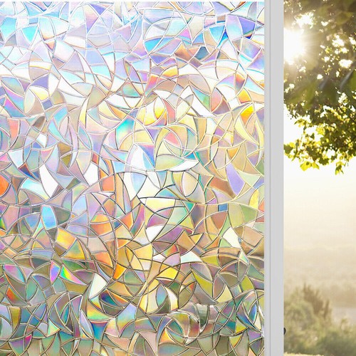 Rainbow tulip window film - rainbow,