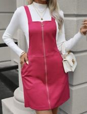 Pink Textured Material Zip