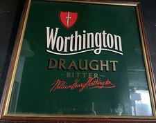 Framed Worthington Beer Sign