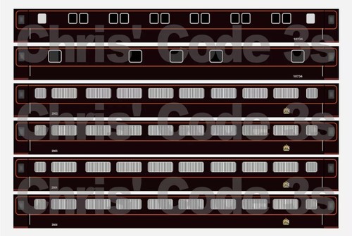 Adhesive vinyl coach - decal, oo