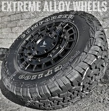 18" Black AT6 Alloy Wheels Fits Volkswagen Crafter 6x130 + All Terrain Tyres