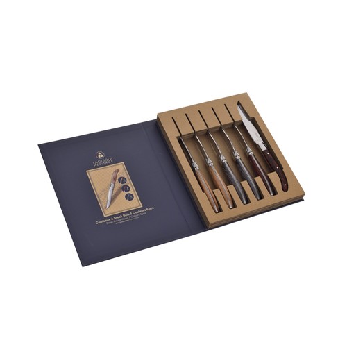 Laguiole steak knives with - 6,