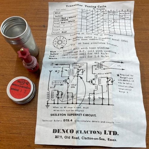 Denco maxi radio coil red - denco, q