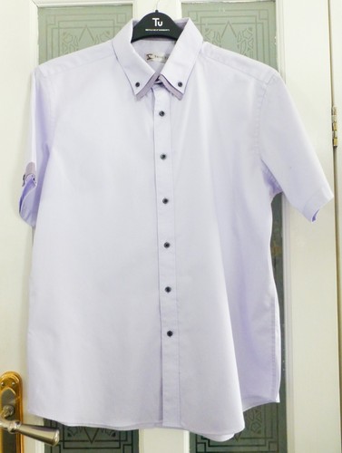 Mens designer double - double, collared