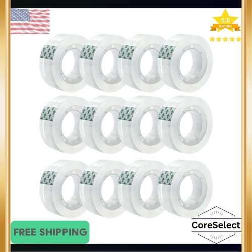 Clear transparent tape rolls - tape,