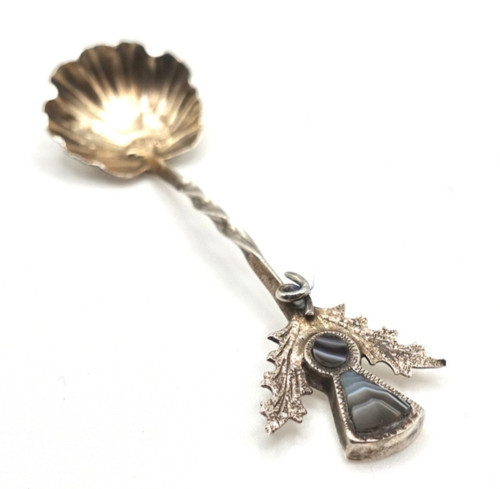 Antique sterling silver spoon - antique,