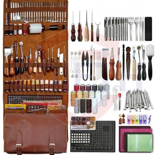 588pcs leather craft - leather, tool