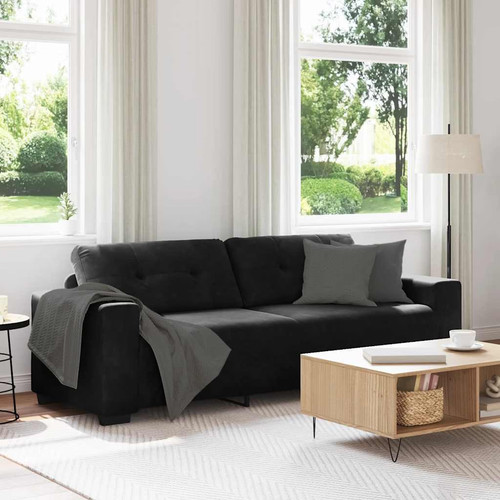 Seater sofa black 180 cm - 3-seater,