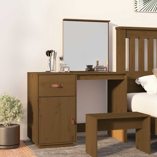 Dressing table honey brown - dressing,