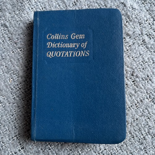 Collins gem dictionary - gem, of