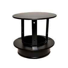 Black Rain Cap Twin Wall Cowl