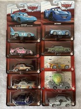 Disney Pixar Cars Bundle Of 10 Official Mattel Diecast Collectible Disney Cars