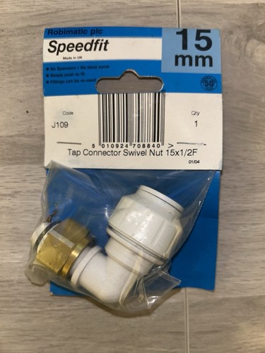 Speedfit tap connector swivel - tap,