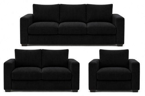 Luxury jumbo cord sofa set - cord,