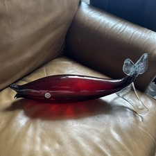Win vintage Glass Fish