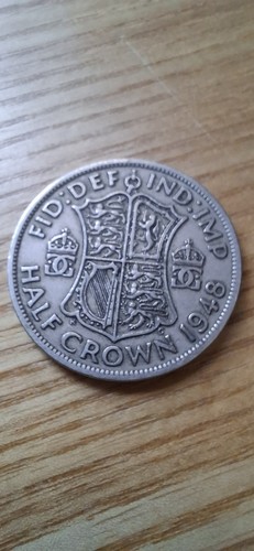 1948 george half crown - george, v1