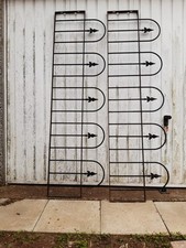used garden metal railings and gate