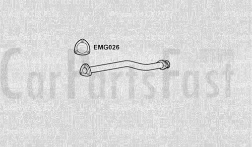 Exan2055 exhaust front pipe - exan2055,