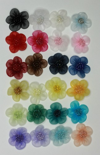 Pieces new beaded organza - pieces,