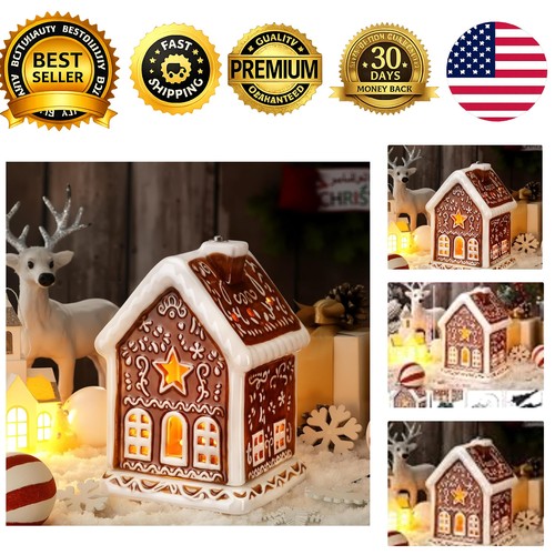 Gingerbread house wax - gingerbread,
