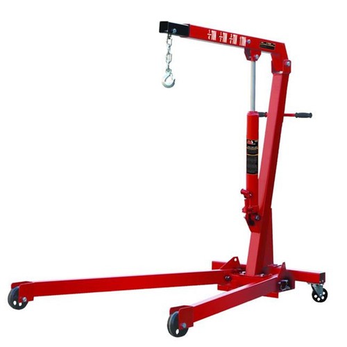 Folding engine crane hoist - folding,