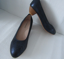 Navy Leather shoes Damart