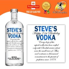 PERSONALISED VODKA BOTTLE
