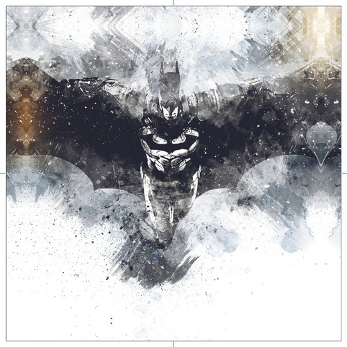 Batman square canvas wall - square,