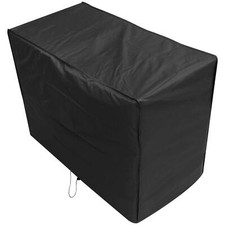 Oxbridge Black 2 Seater 1.2m 4ft Waterproof Outdoor Garden Bench Furniture Cover