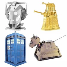 4 Metal Earth DR WHO 3D Model