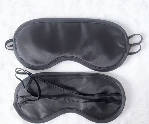 Sleeping mask black satin - sleeping,