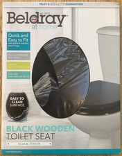 Beldray Black Wooden Toilet