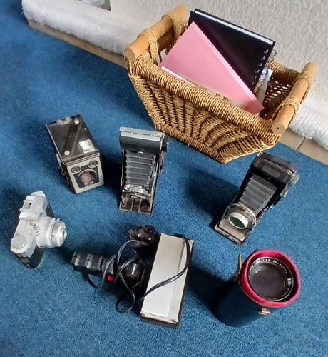 Old cameras brownie penguin - cameras,