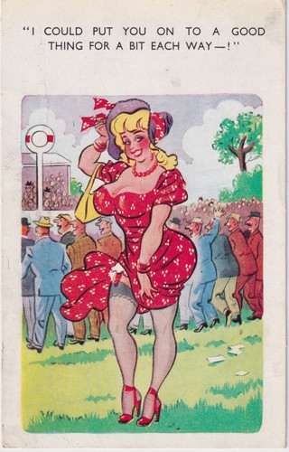 Vintage saucy comic postcard - vintage,
