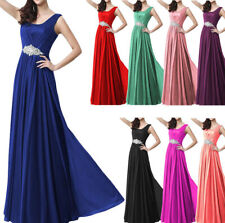 NEW Evening Formal Party Ball Gown Prom Bridesmaid Host Show Long Dress LLY048