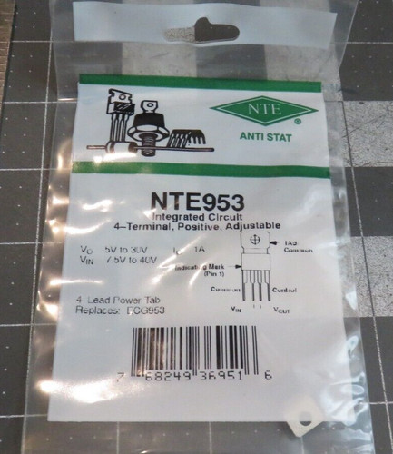 Nte953 integrated circuit 4 - integrated,