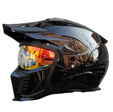 Vintage Motorcycle Helmet Dot