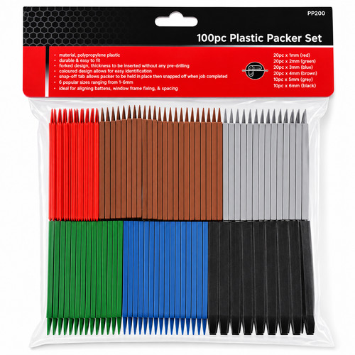 100pc plastic packers shims - 100pc,